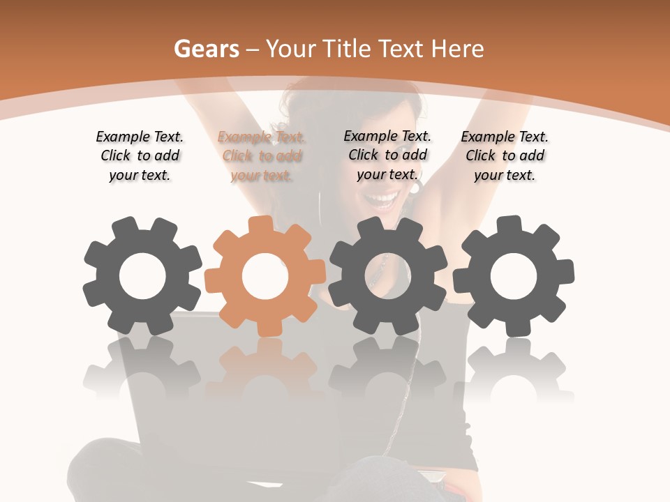 Adult Youth Model PowerPoint Template