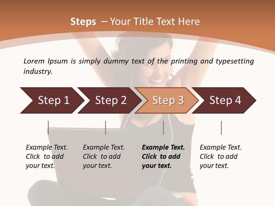 Adult Youth Model PowerPoint Template