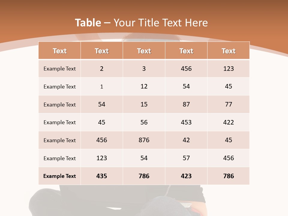 Adult Youth Model PowerPoint Template
