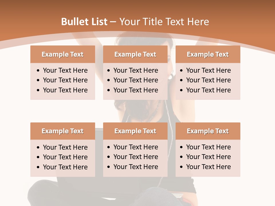 Adult Youth Model PowerPoint Template