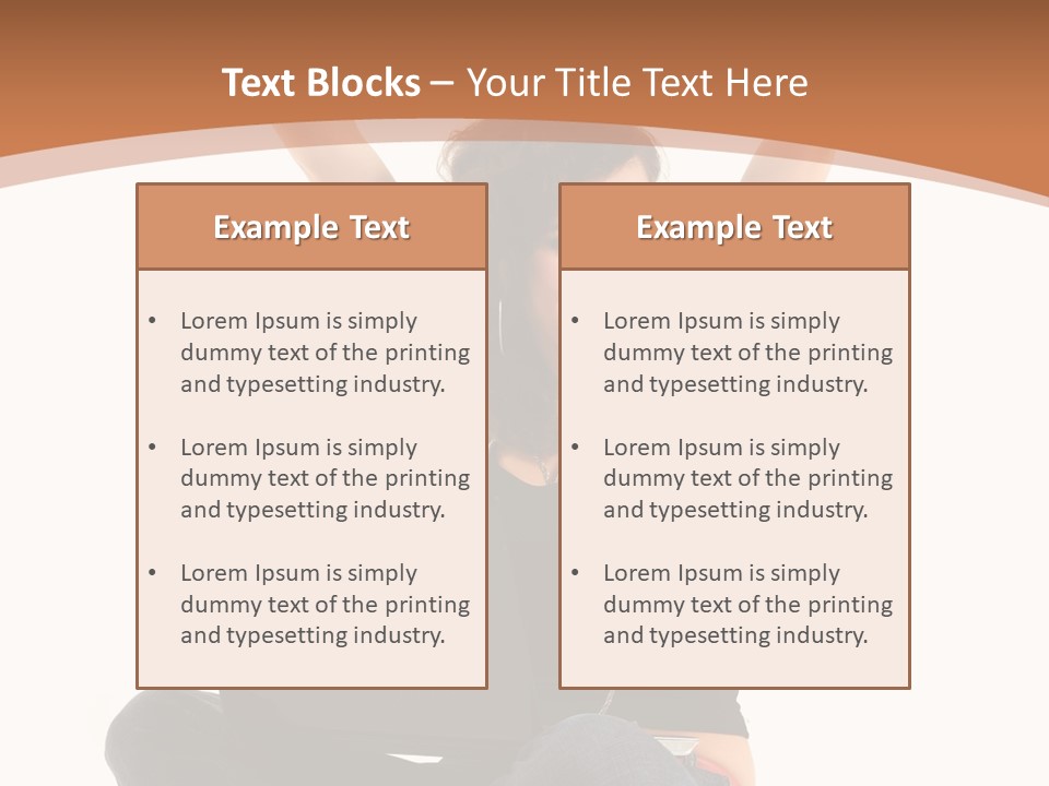 Adult Youth Model PowerPoint Template