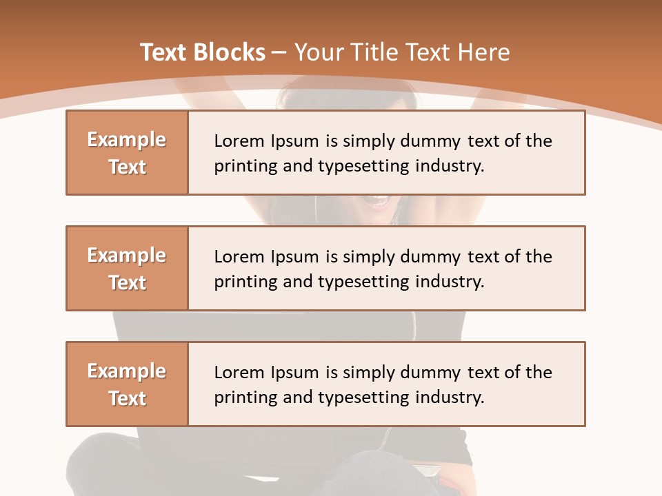 Adult Youth Model PowerPoint Template