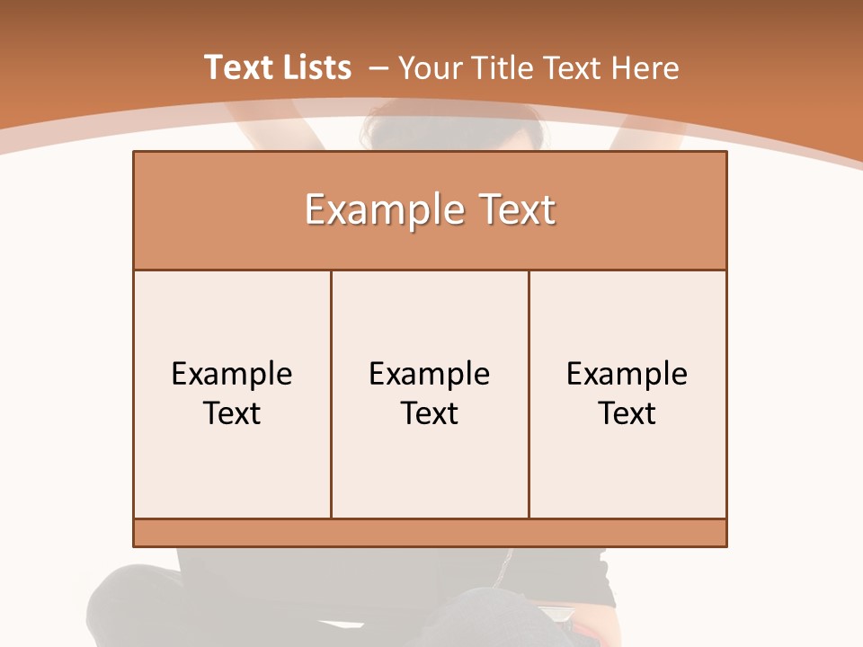 Adult Youth Model PowerPoint Template