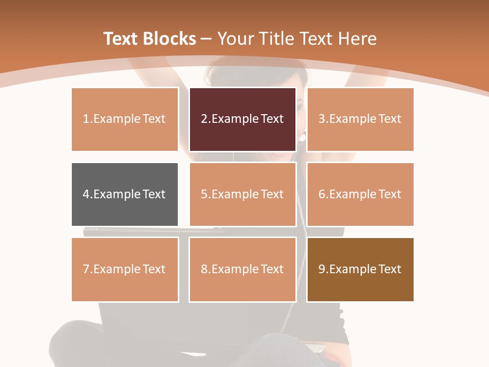 Adult Youth Model PowerPoint Template