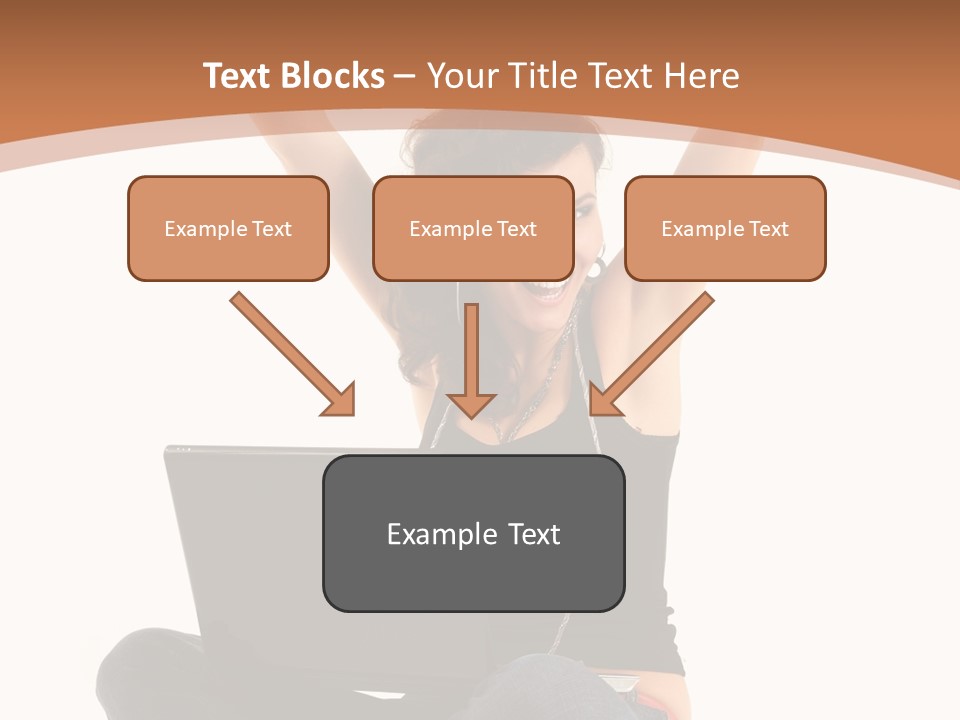 Adult Youth Model PowerPoint Template
