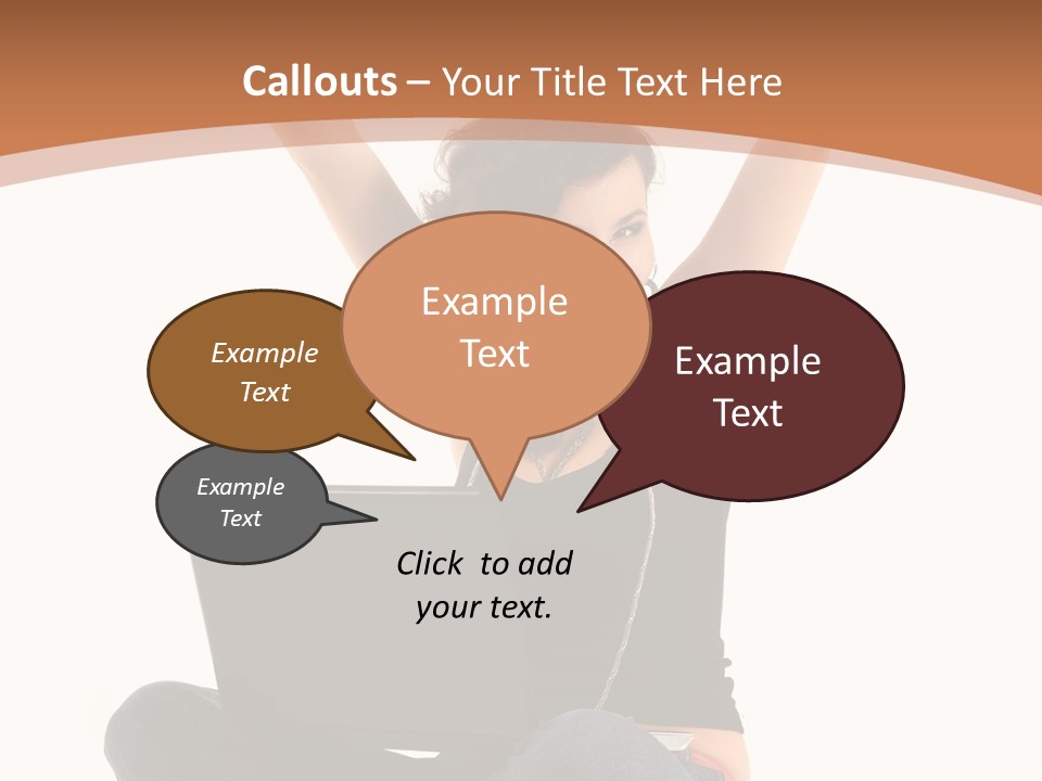 Adult Youth Model PowerPoint Template