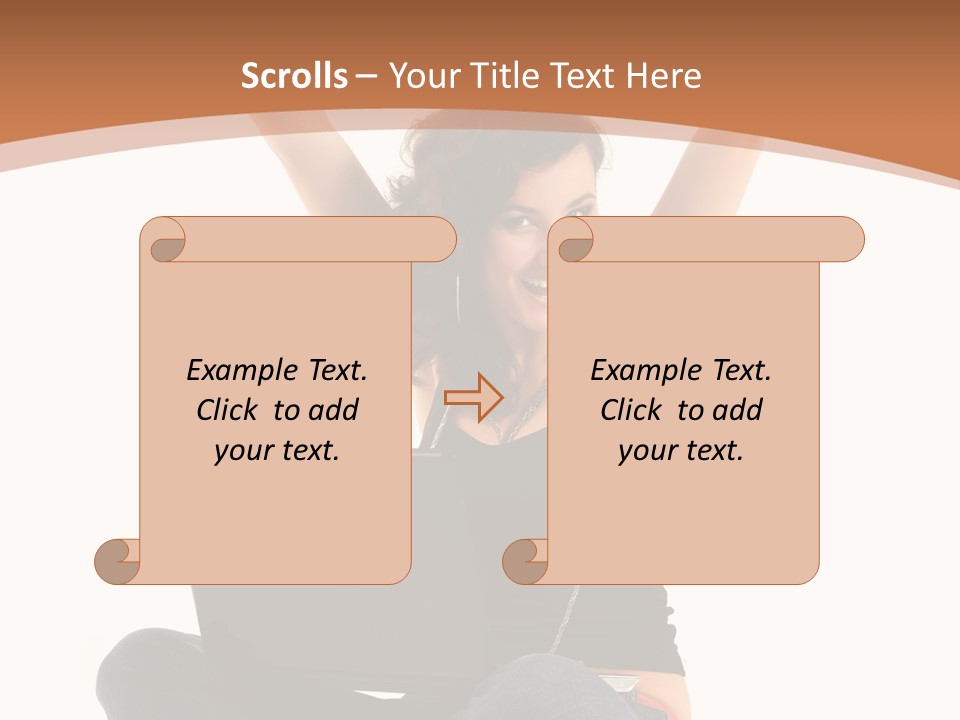 Adult Youth Model PowerPoint Template