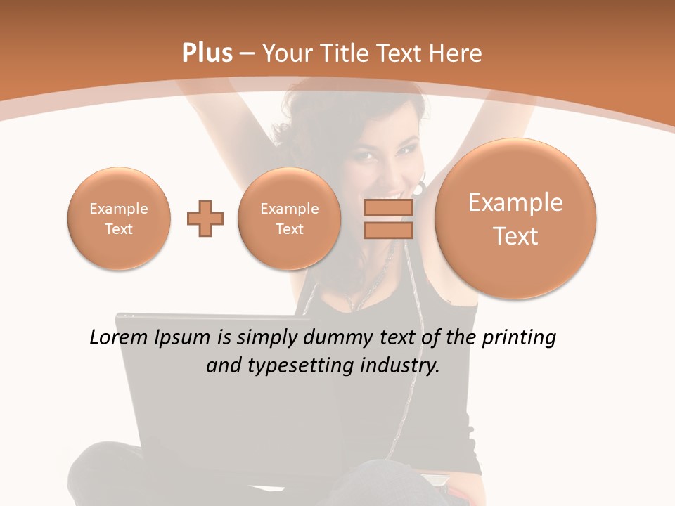 Adult Youth Model PowerPoint Template