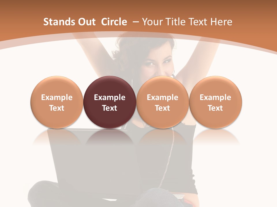 Adult Youth Model PowerPoint Template