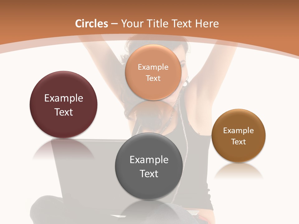 Adult Youth Model PowerPoint Template