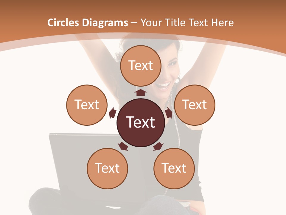 Adult Youth Model PowerPoint Template