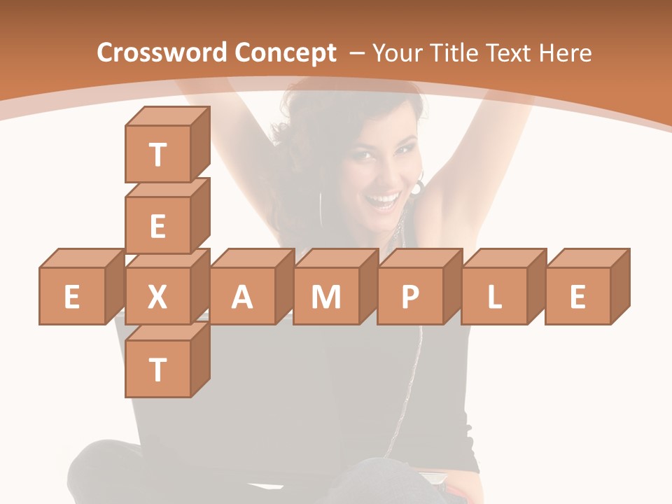 Adult Youth Model PowerPoint Template