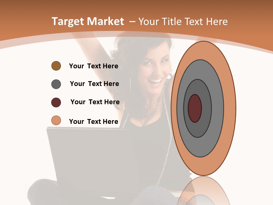 Adult Youth Model PowerPoint Template