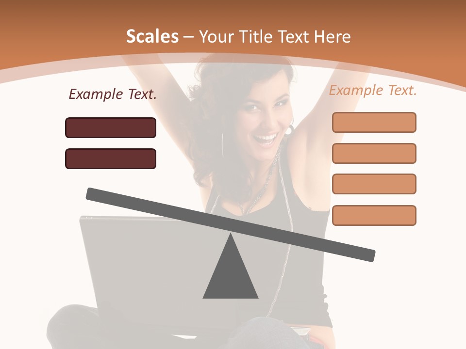Adult Youth Model PowerPoint Template