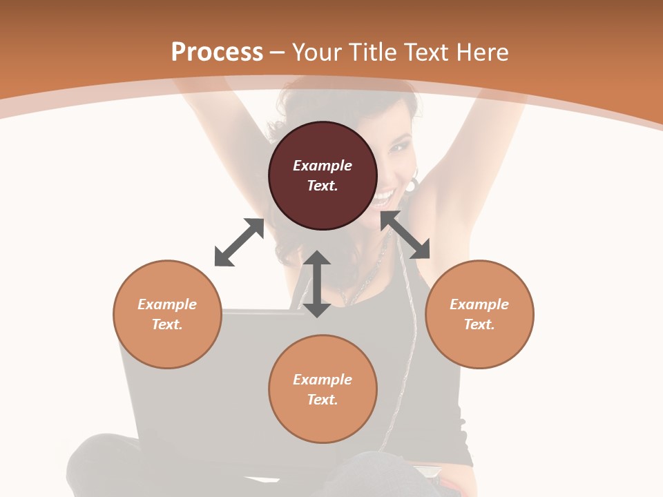 Adult Youth Model PowerPoint Template