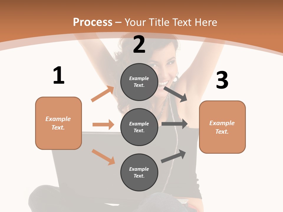 Adult Youth Model PowerPoint Template