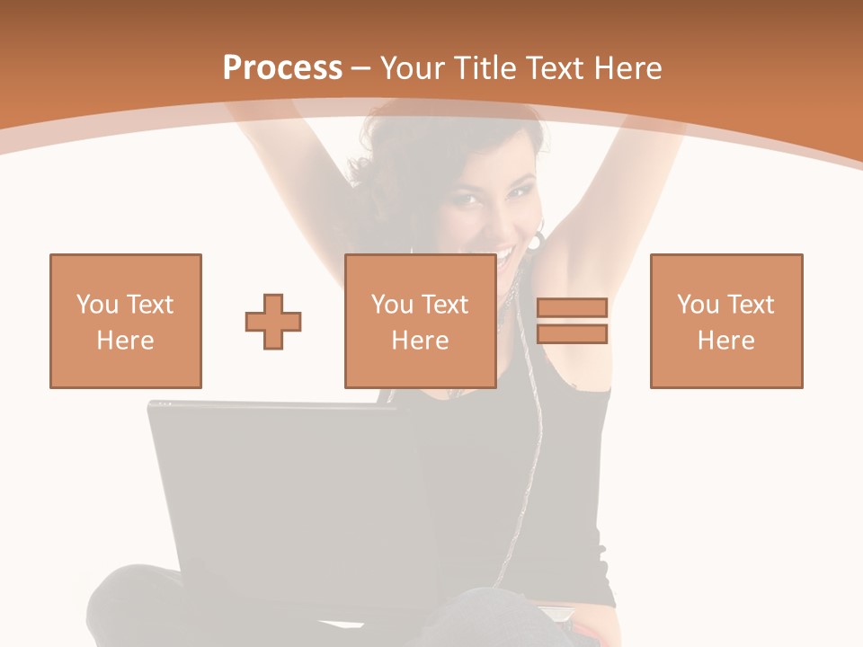 Adult Youth Model PowerPoint Template