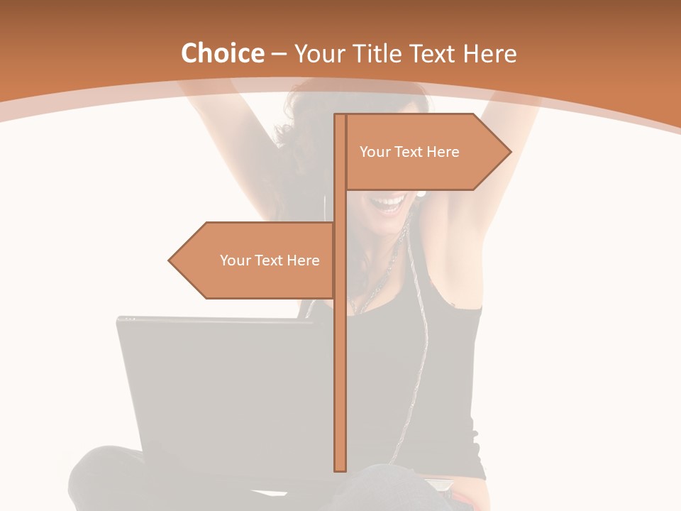 Adult Youth Model PowerPoint Template