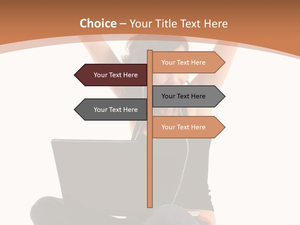 Adult Youth Model PowerPoint Template