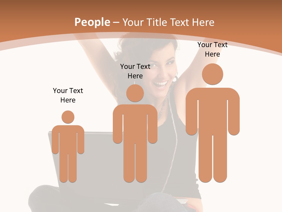 Adult Youth Model PowerPoint Template