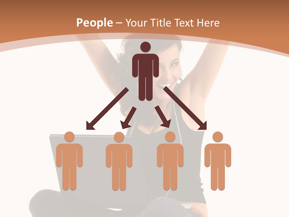 Adult Youth Model PowerPoint Template