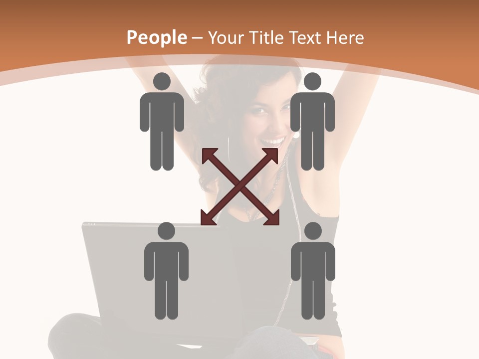 Adult Youth Model PowerPoint Template