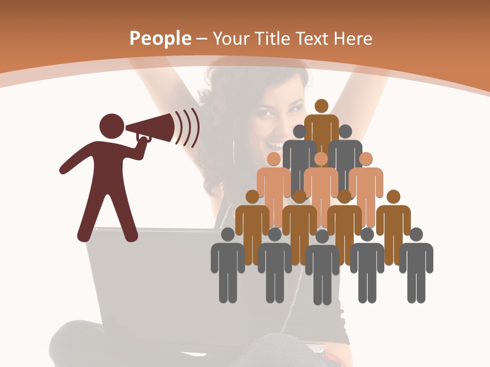 Adult Youth Model PowerPoint Template