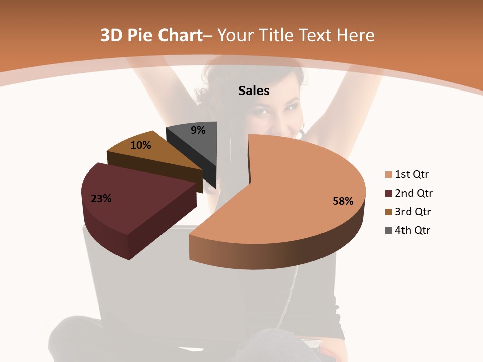 Adult Youth Model PowerPoint Template
