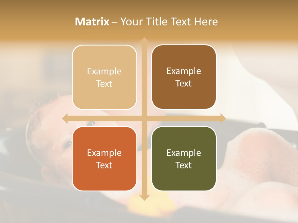 Protection Bath Safety PowerPoint Template