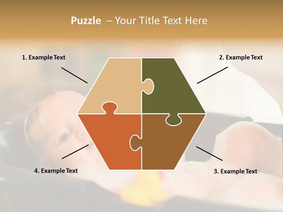 Protection Bath Safety PowerPoint Template