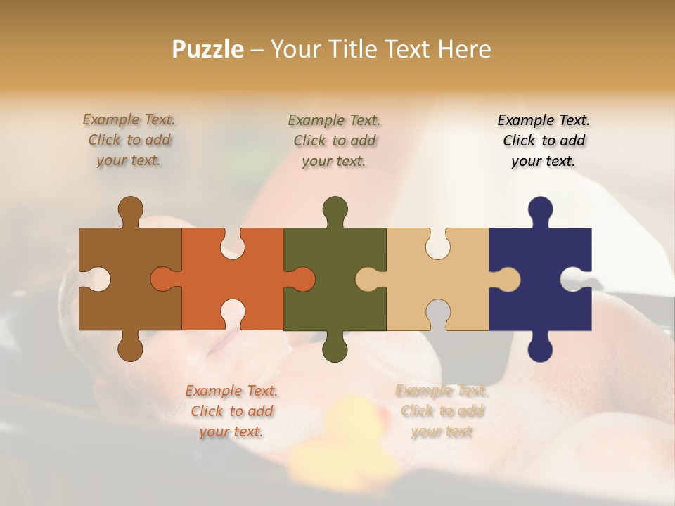 Protection Bath Safety PowerPoint Template