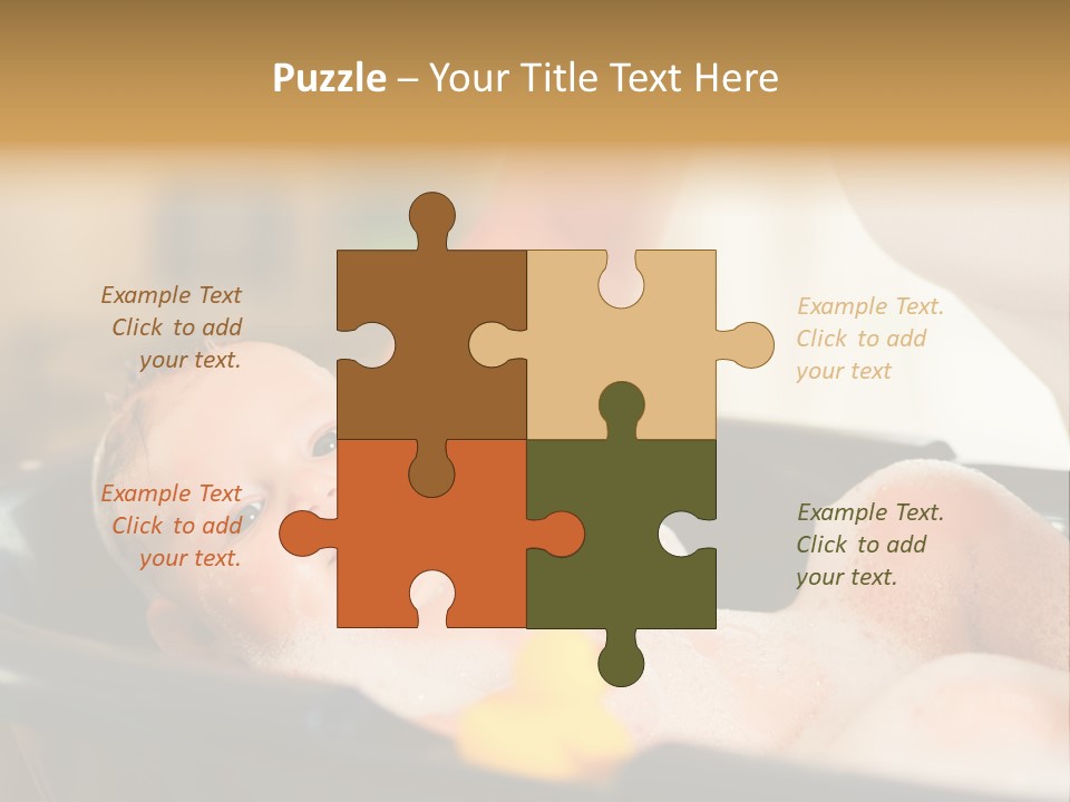 Protection Bath Safety PowerPoint Template