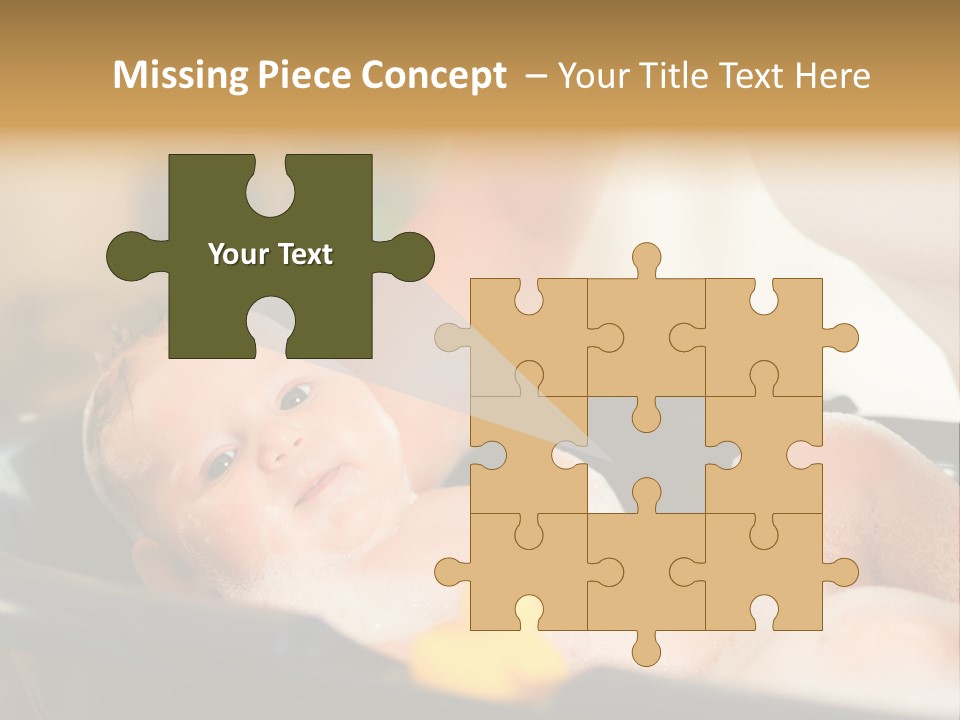 Protection Bath Safety PowerPoint Template