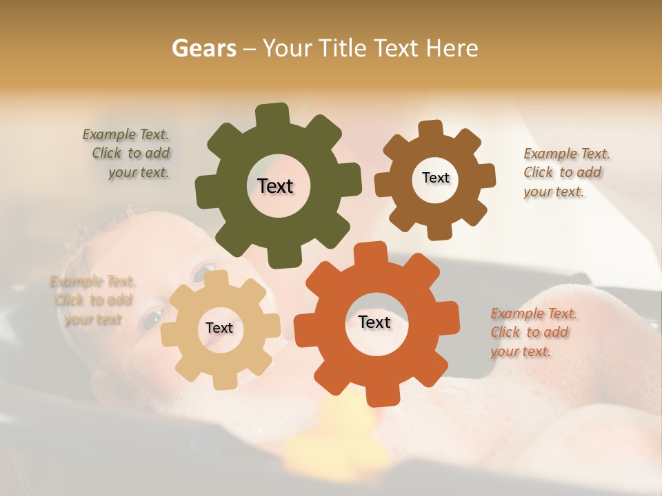 Protection Bath Safety PowerPoint Template