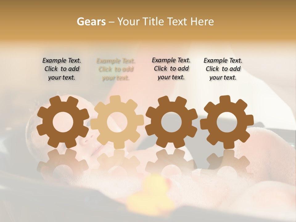 Protection Bath Safety PowerPoint Template