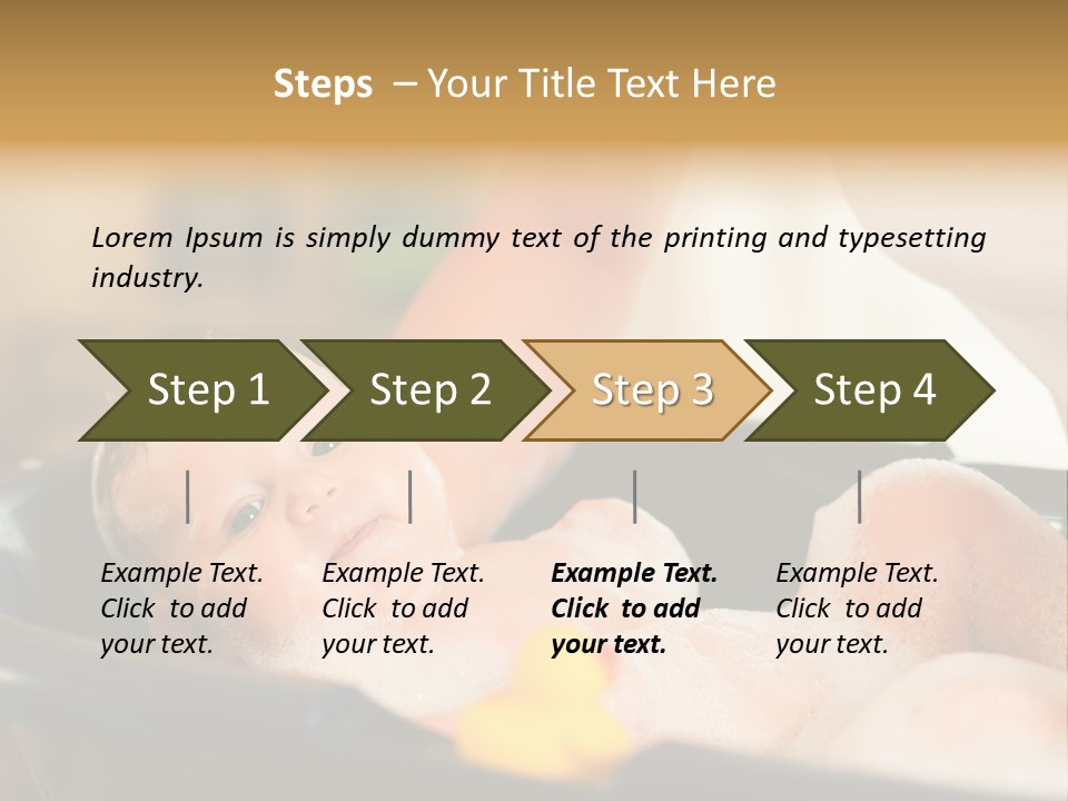 Protection Bath Safety PowerPoint Template
