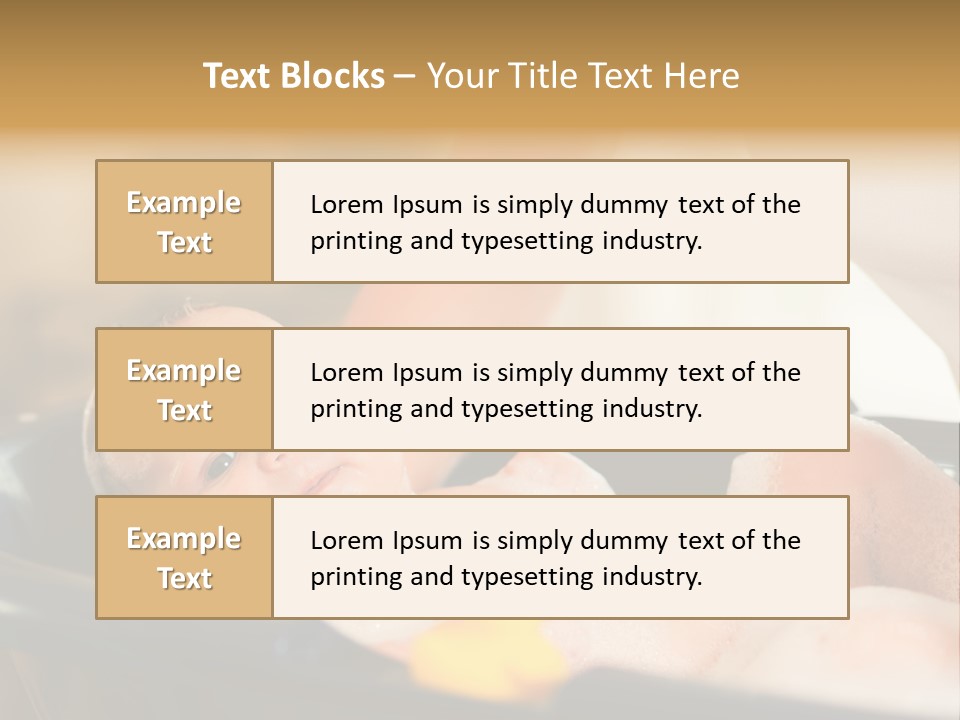 Protection Bath Safety PowerPoint Template