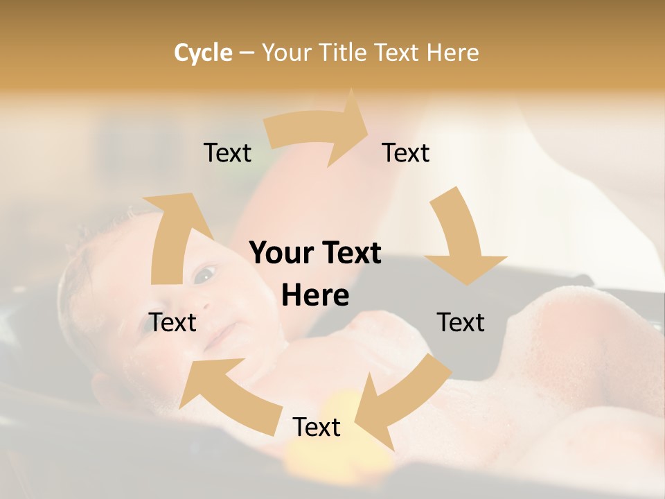 Protection Bath Safety PowerPoint Template