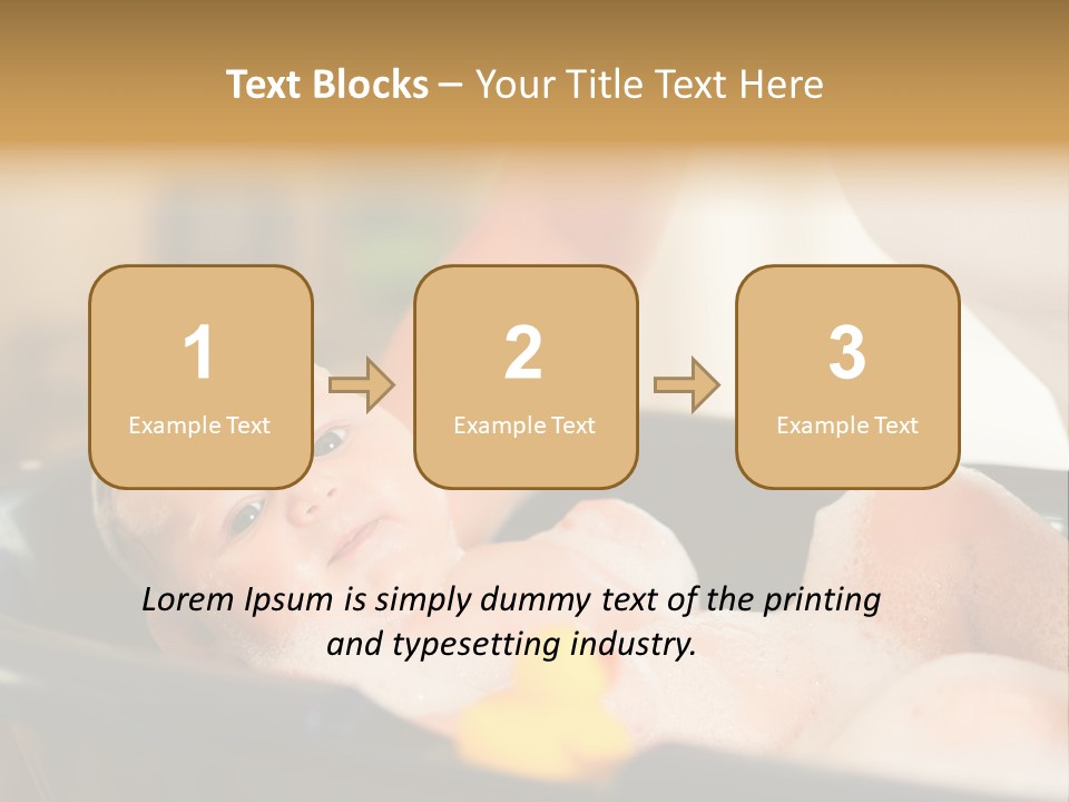 Protection Bath Safety PowerPoint Template