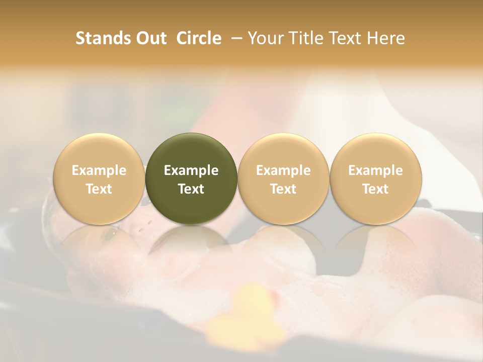 Protection Bath Safety PowerPoint Template