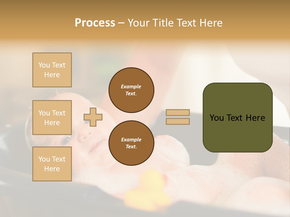 Protection Bath Safety PowerPoint Template