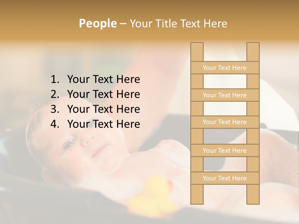 Protection Bath Safety PowerPoint Template