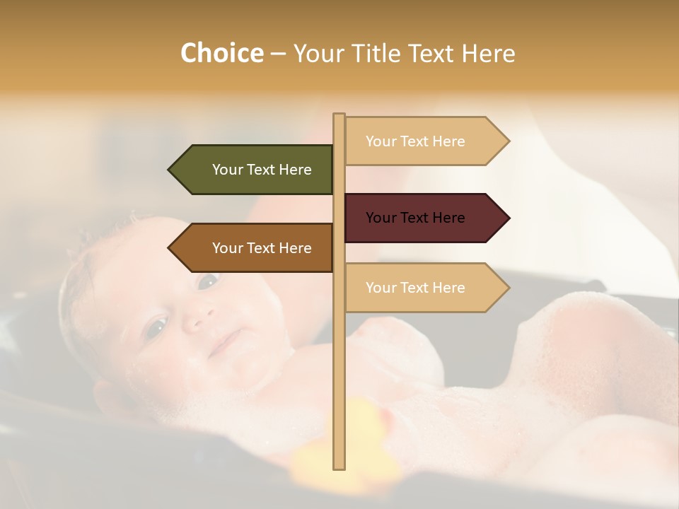 Protection Bath Safety PowerPoint Template