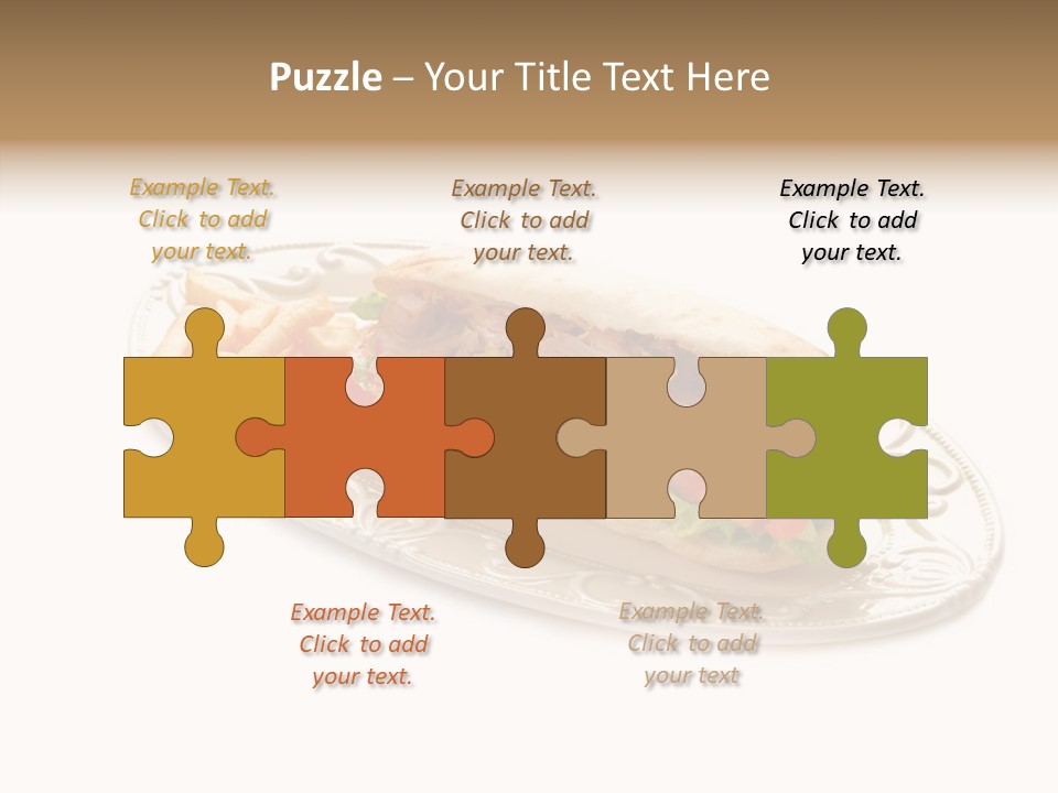 Barbecue Onion Cow PowerPoint Template