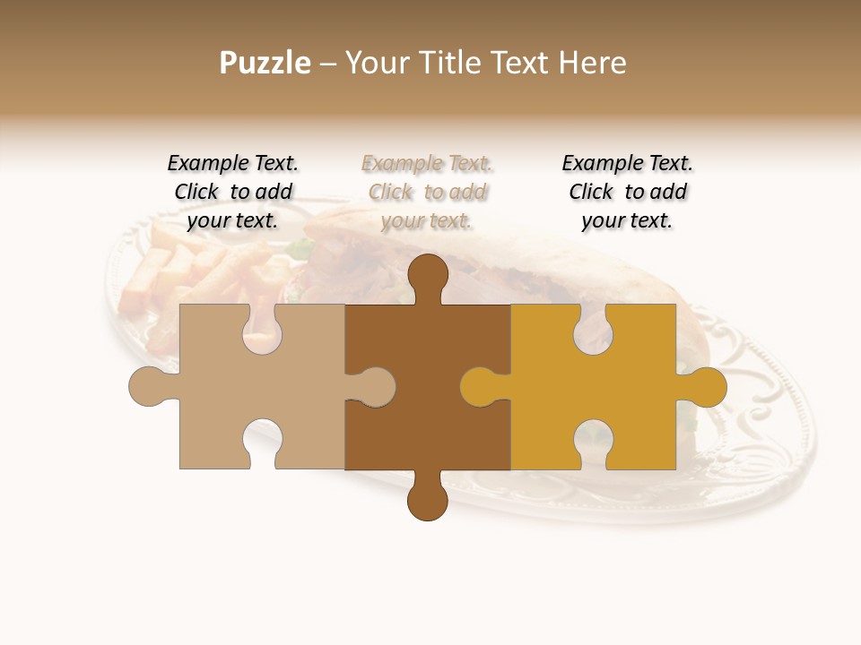 Barbecue Onion Cow PowerPoint Template