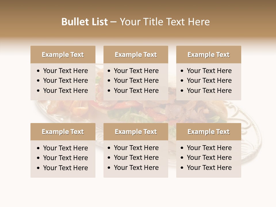 Barbecue Onion Cow PowerPoint Template