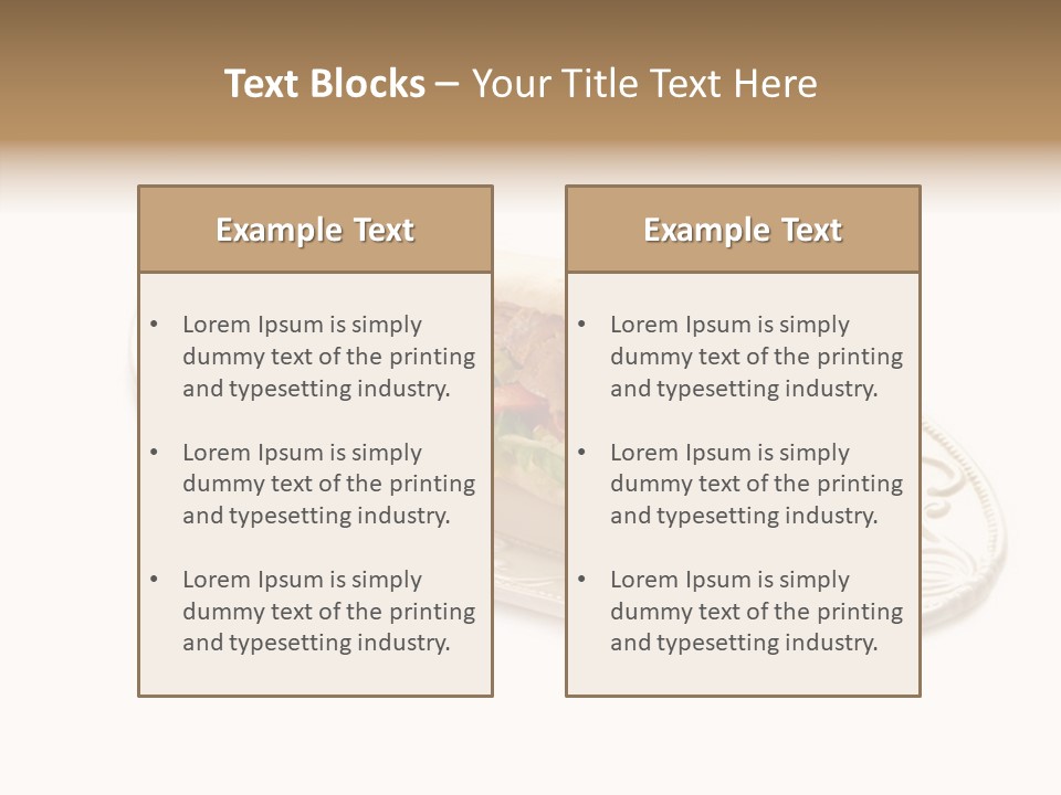 Barbecue Onion Cow PowerPoint Template