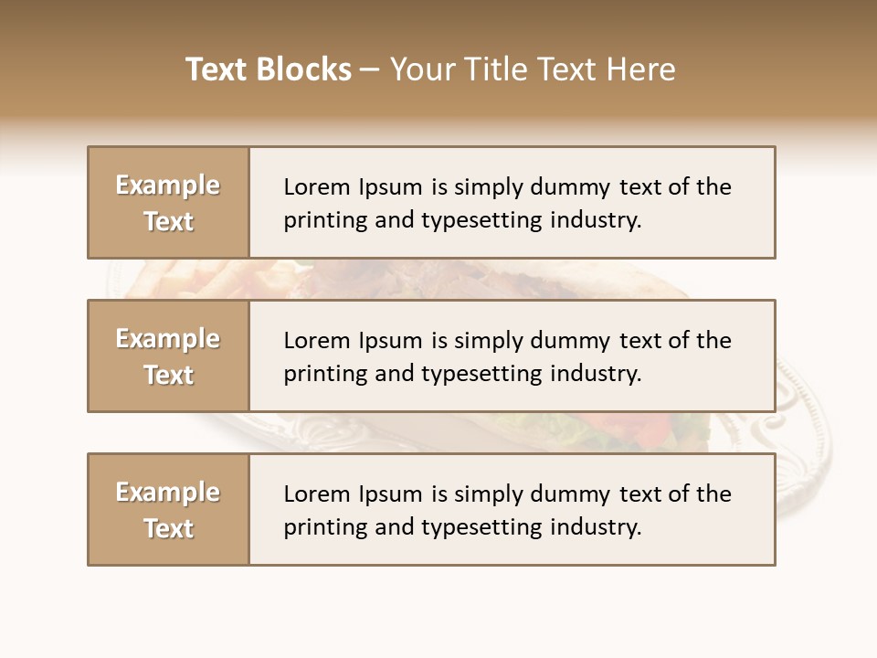 Barbecue Onion Cow PowerPoint Template