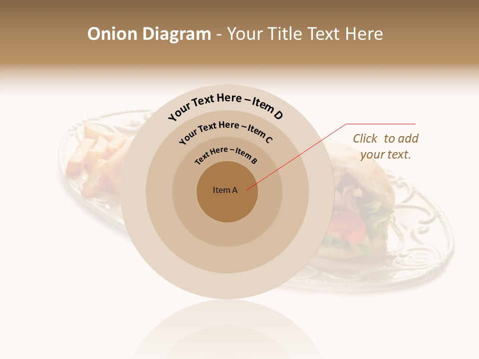 Barbecue Onion Cow PowerPoint Template