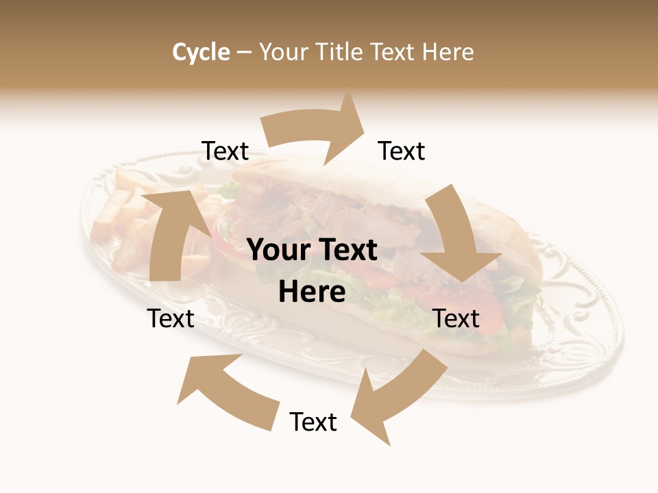 Barbecue Onion Cow PowerPoint Template